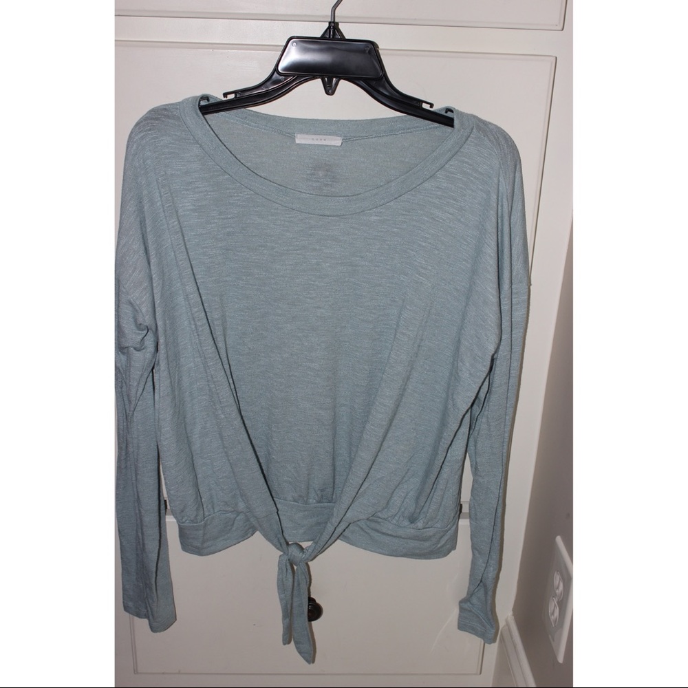 Thin Tie-Front Top